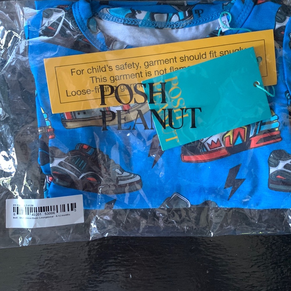 Posh peanut Jammie's, 6-12 months
